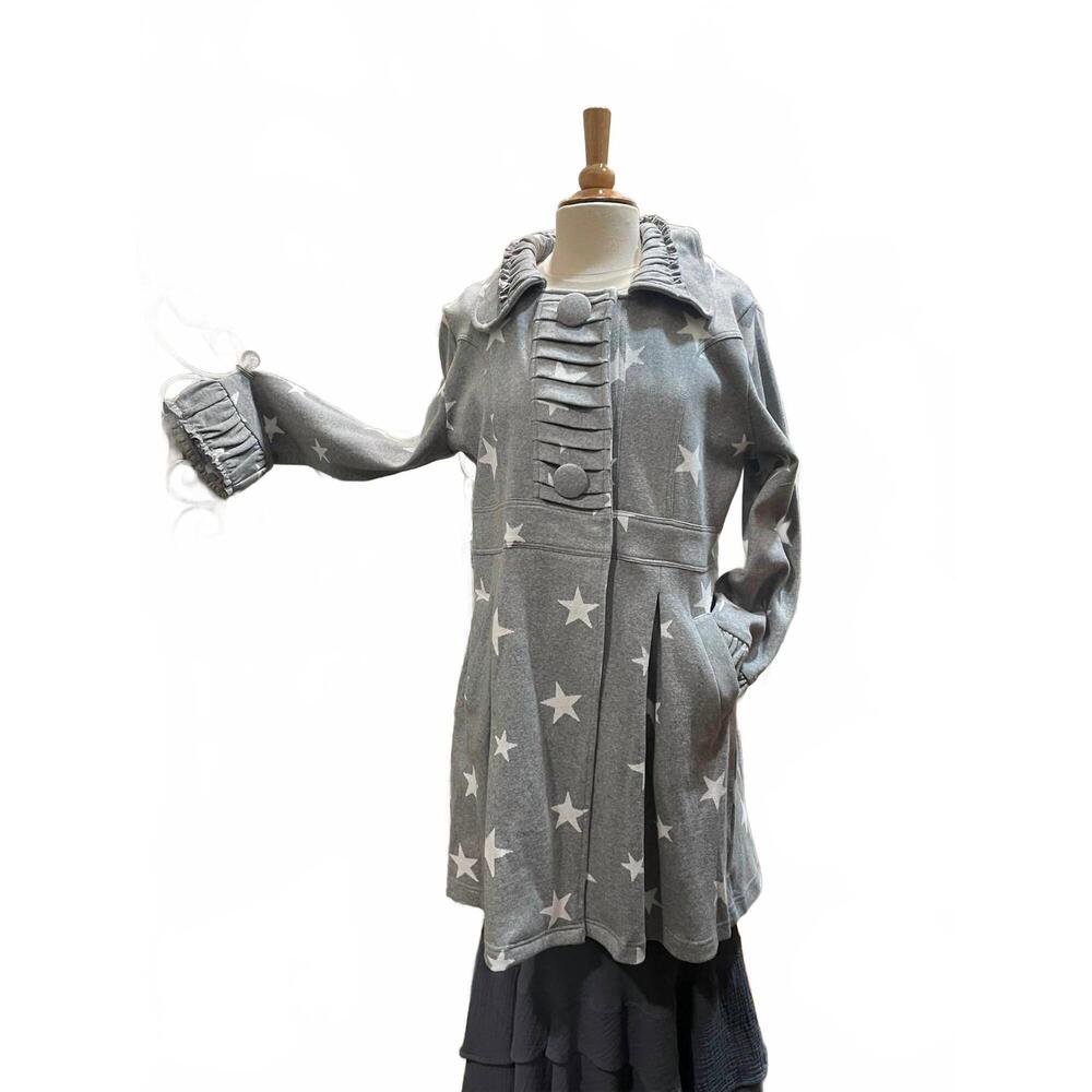 NEW PAPERLACE women's star jacket in gray